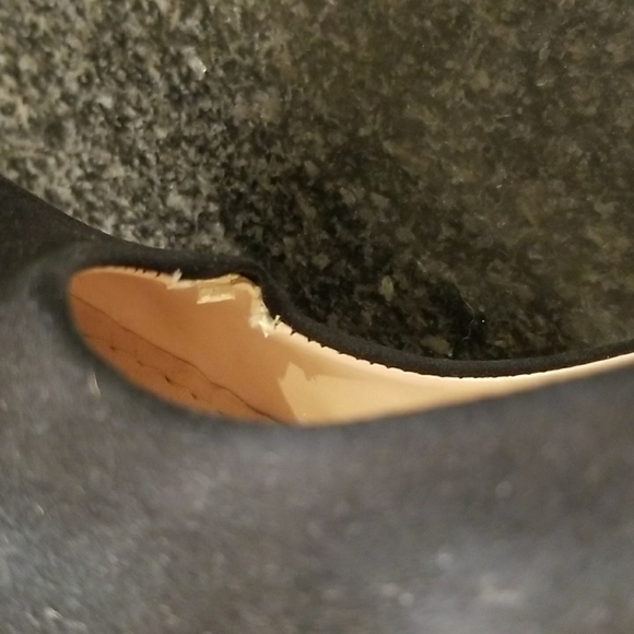 Referans - Suede Pumps with Cork Wedge Heels - Picture 7 of 8